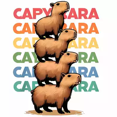 vectores plantilas CAPIBARA,